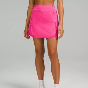Lululemon Hotty Hot High-Rise Skirt Long Sonic Pink 10